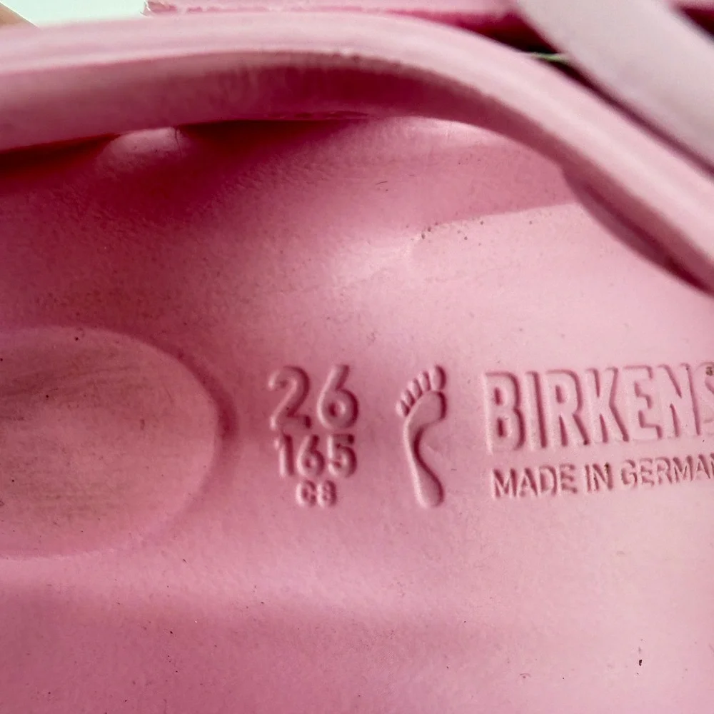 Birkenstock Rio EVA Sandals Kids Size 26 Pink Waterproof Lightweight Strappy